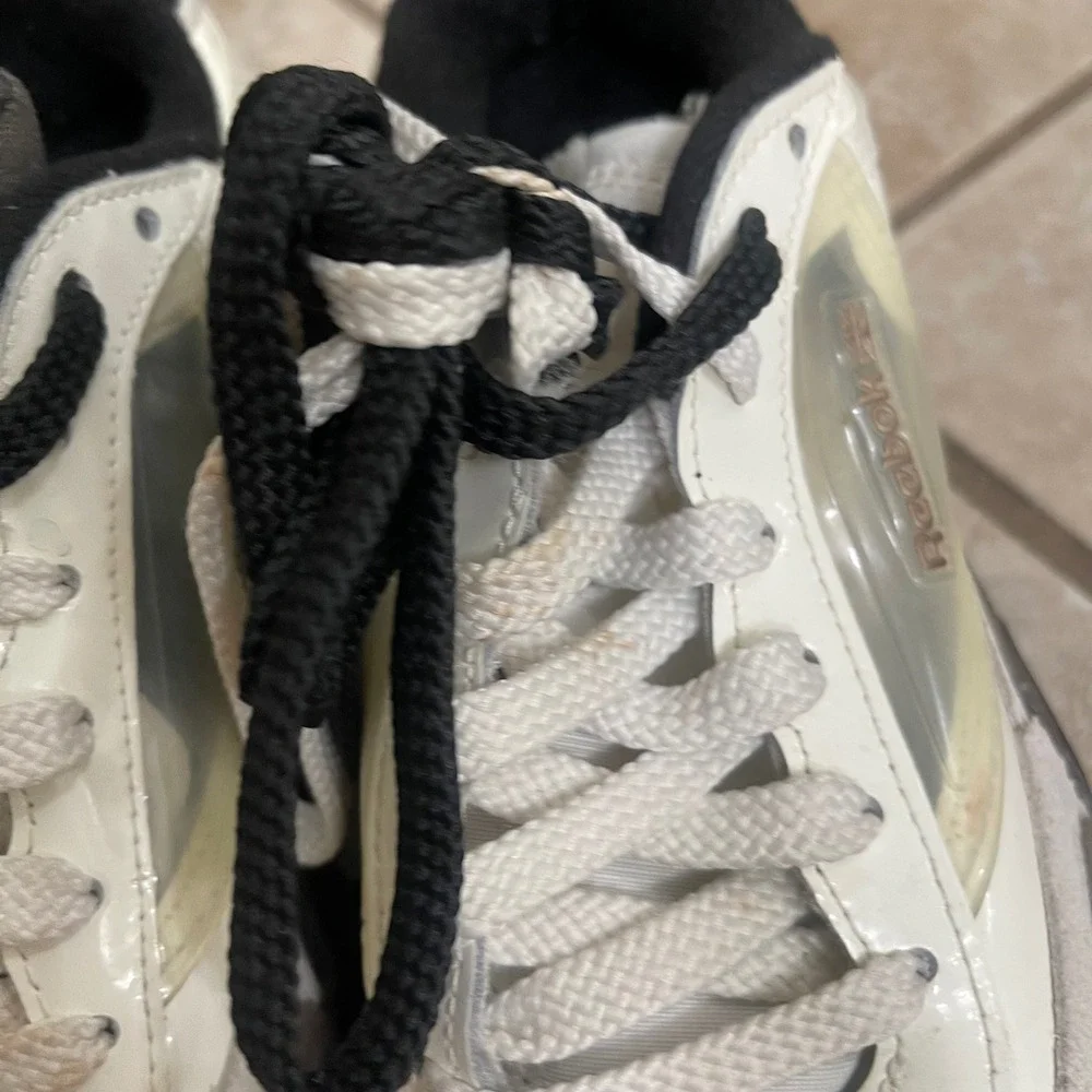Reebok Club C Cardi B‎ Chalk White Black Birthday kids 4.5 sneakers tennis shoes